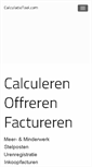 Mobile Screenshot of calculatietool.com